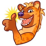 Hyena WhatsApp Sticker #3