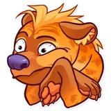 Hyena WhatsApp Sticker #7