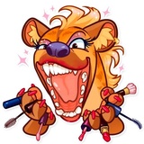 Hyena WhatsApp Sticker #9