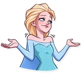 Elsa WhatsApp Sticker #14