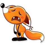 Ticky the Fox WhatsApp Sticker #12