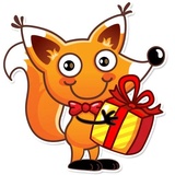 Ticky the Fox WhatsApp Sticker #15