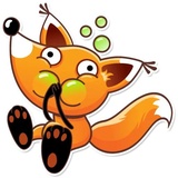 Ticky the Fox WhatsApp Sticker #20