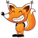 Ticky the Fox WhatsApp Sticker #6