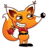 Ticky the Fox WhatsApp Sticker #9
