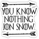 Funny Game of Thrones WhatsApp Sticker #22