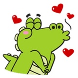 Funny Crocodile WhatsApp Sticker pack