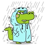 Funny Crocodile WhatsApp Sticker #14