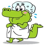 Funny Crocodile WhatsApp Sticker #25