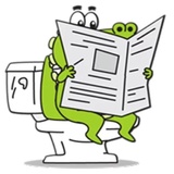 Funny Crocodile WhatsApp Sticker #27