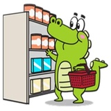 Funny Crocodile WhatsApp Sticker #3