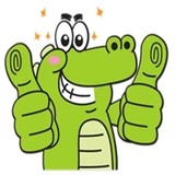 Funny Crocodile WhatsApp Sticker #5