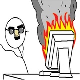 Guy Behind The Desk WhatsApp Sticker #17