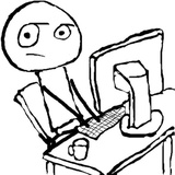 Guy Behind The Desk WhatsApp Sticker #24