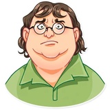 Gabe Newell WhatsApp Sticker #11