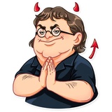 Gabe Newell WhatsApp Sticker #12