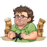 Gabe Newell WhatsApp Sticker #23