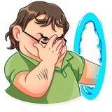 Gabe Newell WhatsApp Sticker #24