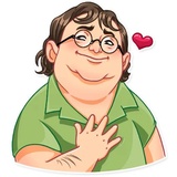 Gabe Newell WhatsApp Sticker #6