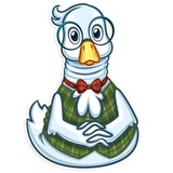 Geek Goose WhatsApp Sticker #11
