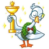 Geek Goose WhatsApp Sticker #15