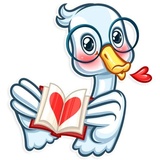 Geek Goose WhatsApp Sticker #2