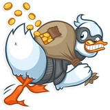 Geek Goose WhatsApp Sticker #25