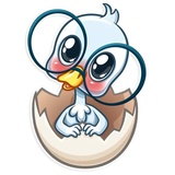 Geek Goose WhatsApp Sticker #27