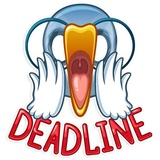 Geek Goose WhatsApp Sticker #28