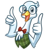 Geek Goose WhatsApp Sticker #3