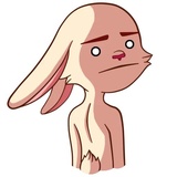 Gentle Rabbit WhatsApp Sticker #10