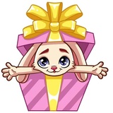 Gentle Rabbit WhatsApp Sticker #11