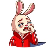 Gentle Rabbit WhatsApp Sticker #19