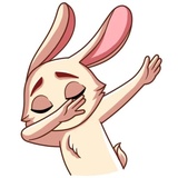 Gentle Rabbit WhatsApp Sticker #20