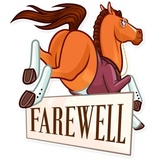 Gentleman Horse WhatsApp Sticker #21