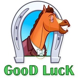 Gentleman Horse WhatsApp Sticker #8