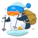 George The Penguin WhatsApp Sticker #16