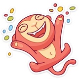 Monkey Gibby WhatsApp Sticker #11