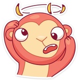 Monkey Gibby WhatsApp Sticker #18