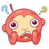 Monkey Gibby WhatsApp Sticker #19