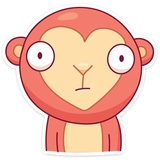 Monkey Gibby WhatsApp Sticker #20