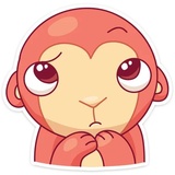 Monkey Gibby WhatsApp Sticker #21
