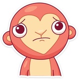 Monkey Gibby WhatsApp Sticker #22