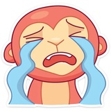 Monkey Gibby WhatsApp Sticker #23