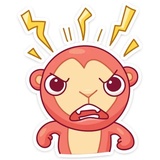 Monkey Gibby WhatsApp Sticker #26