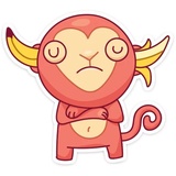 Monkey Gibby WhatsApp Sticker #27