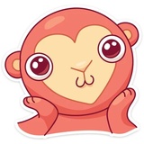 Monkey Gibby WhatsApp Sticker #8