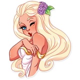 Girl in Love WhatsApp Sticker #11