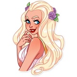 Girl in Love WhatsApp Sticker #17