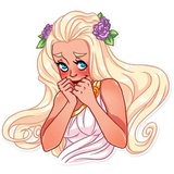 Girl in Love WhatsApp Sticker #20